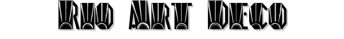 Rio Art Deco font